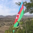 İşgalden Kurtarılan Cebrail İlinin Köylerinde Azerbaycan Bayrağı Dalgalanıyor