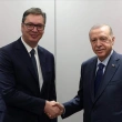 Cumhurbaşkanı Recep Tayyip Erdoğan, Sırbistan Cumhurbaşkanı Aleksandar Vucic ile Görüştü