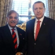 Cumhurbaşkanı Recep Tayyip Erdoğan, Pakistan Başbakanı Şahbaz Şerif ile Görüştü