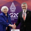 Hazine ve Maliye Bakanı Nureddin Nebati, ABD Hazine Bakanı Yellen ile Görüştü