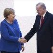 Erdoğan-Merkel Görüşmesi Başladı