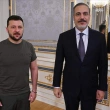Hakan Fidan, Ukrayna Devlet Başkanı Zelenskiy ile Bir Araya Geldi
