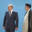 Rusya Devlet Başkanı Putin ve İran Cumhurbaşkanı Reisi Bir Araya Geldi