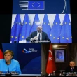 Erdoğan, Merkel ve Michel Görüştü