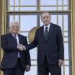 CB Erdoğan, Filistin Devlet Başkanı Abbas'ı Resmi Törenle Karşıladı