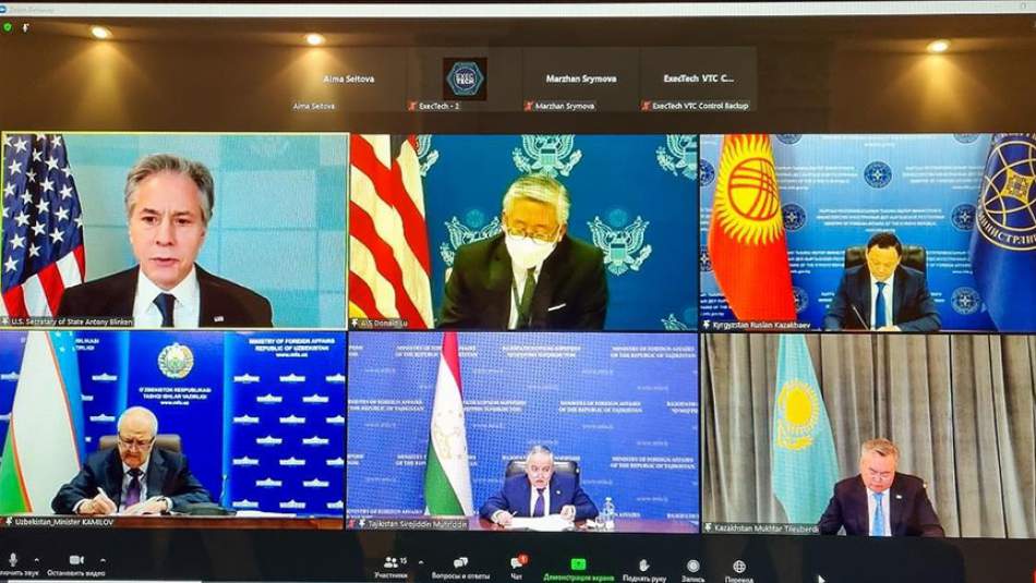 ABD, Kazakistan, Kırgızistan, Tacikistan ve Özbekistan Dışişleri Bakanları Rusya-Ukrayna Savaşını Görüştü