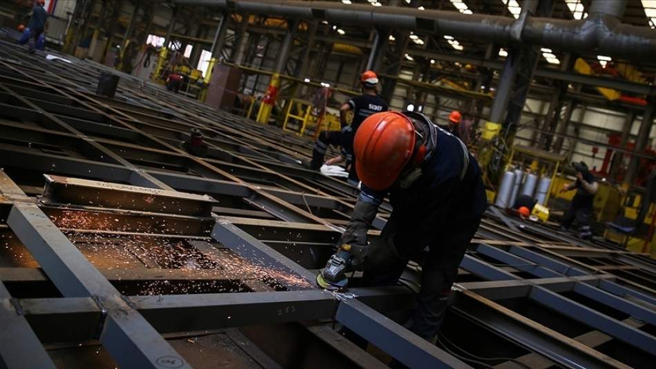 Sanayi Üretim Endeksi Yıllık Bazda Yüzde 8,7 Arttı