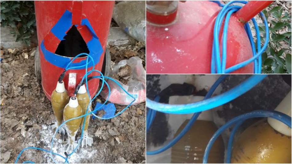 Rasulayn'da Yangın Söndürme Tüpüne Tuzaklanmış EYP İmha Edildi