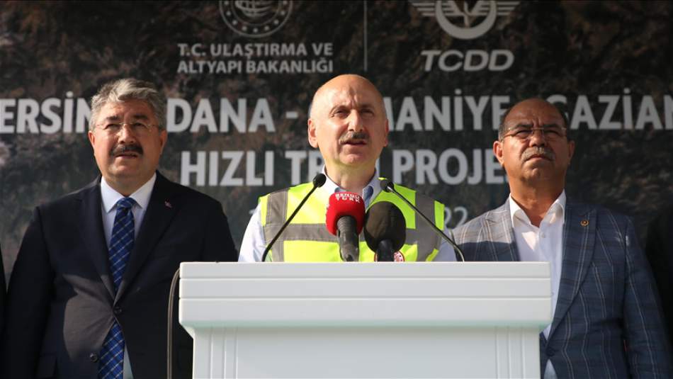 Mersin-Adana-Osmaniye-Gaziantep Hızlı Tren Projesi, Akdeniz ve Güneydoğu'yu Birbirine Bağlayacak