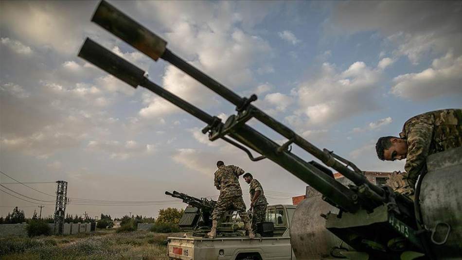 Libya Hükümeti Güçleri Hafter Milislerine Ait Helikopteri Düşürdü