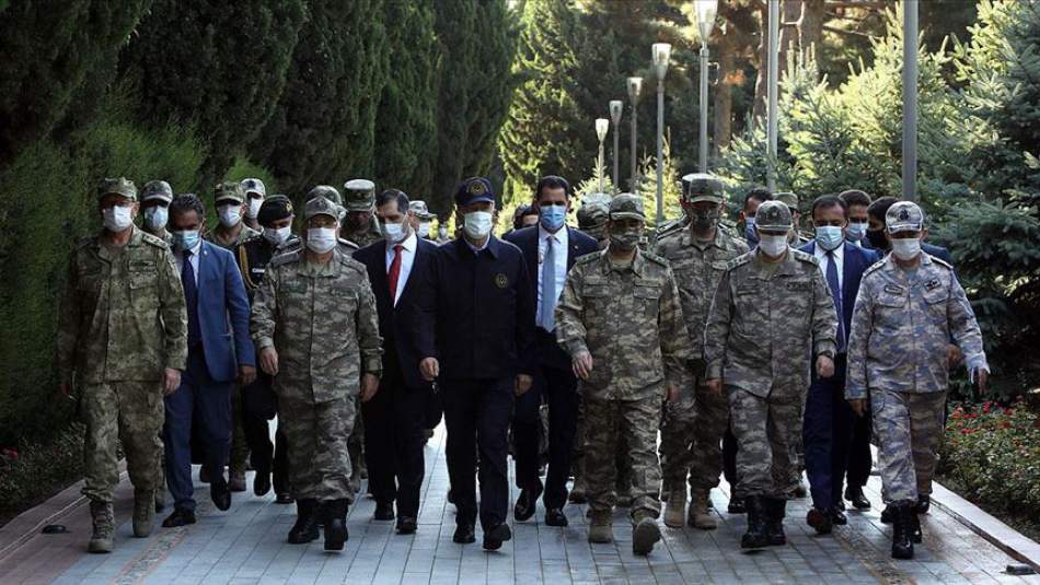 Bakan Akar ve TSK Komuta Kademesi Bakü'de