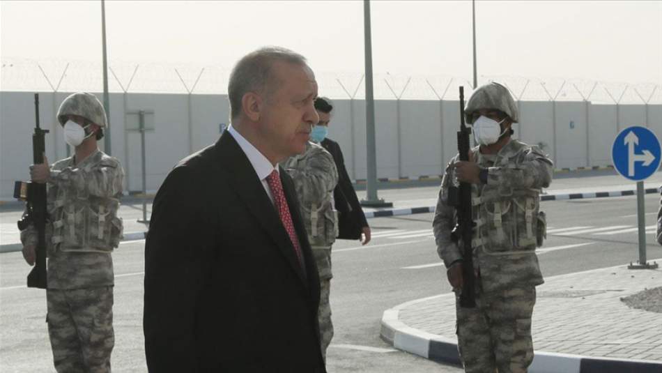 Erdoğan'dan Katar-Türk Birleşik Müşterek Kuvvet Komutanlığı’na Ziyaret