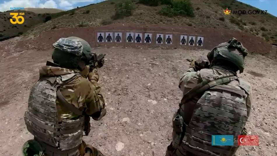 Türkiye ve Kazakistan'dan Ortak Askeri Tatbikat