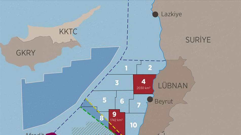 Esed Rejiminin Akdeniz'de Petrol Arama Girişimi Lübnan-Suriye Deniz Sınırı Anlaşmazlığını Gündeme Taşıdı