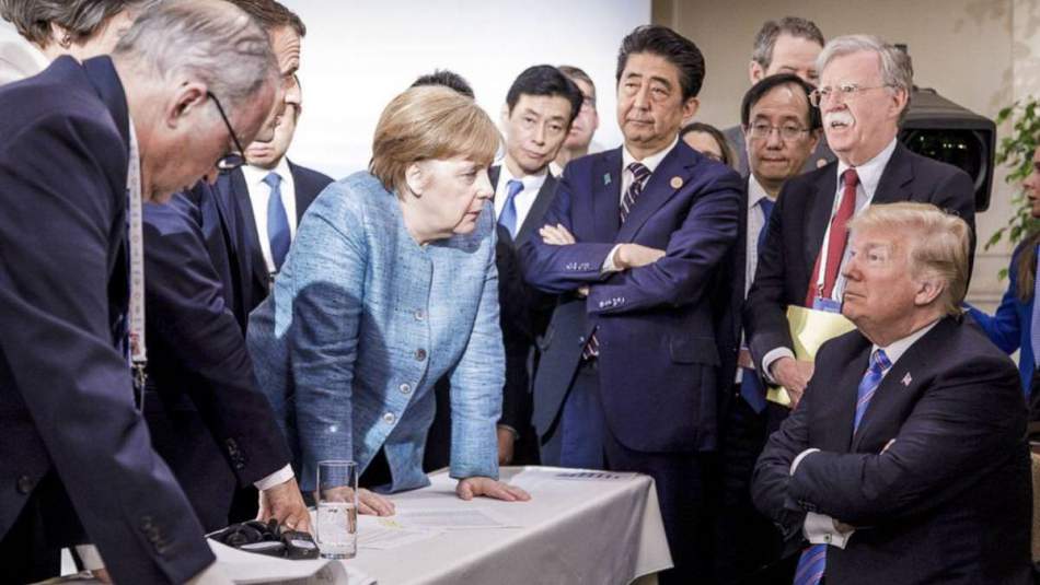 G7 krizinin perde arkası: Trump Merkel'e şeker fırlatmış!