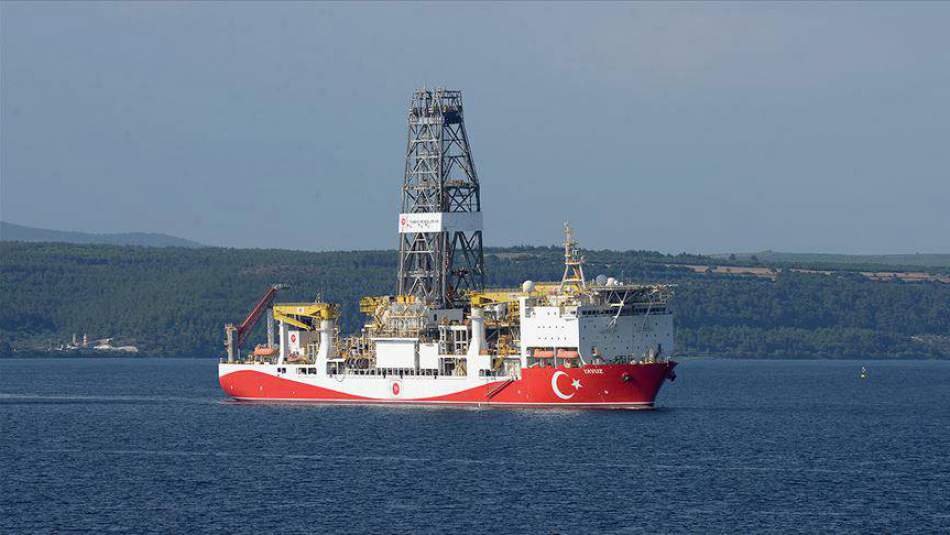 'Yavuz' Gemisi Mersin Açıklarına Ulaştı