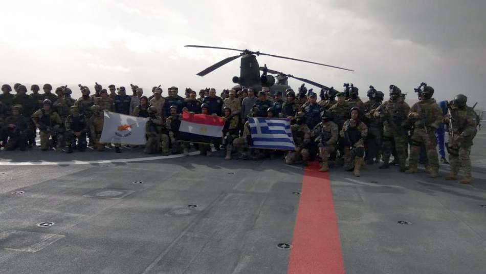 Doğu Akdeniz'de BAE, Fransa, Güney Kıbrıs, Mısır ve Yunanistan'dan Ortak Tatbikat